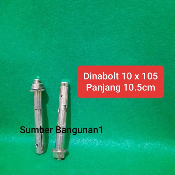 Dinabolt 10 x 105 baut dinabolt panjang 10.5cm