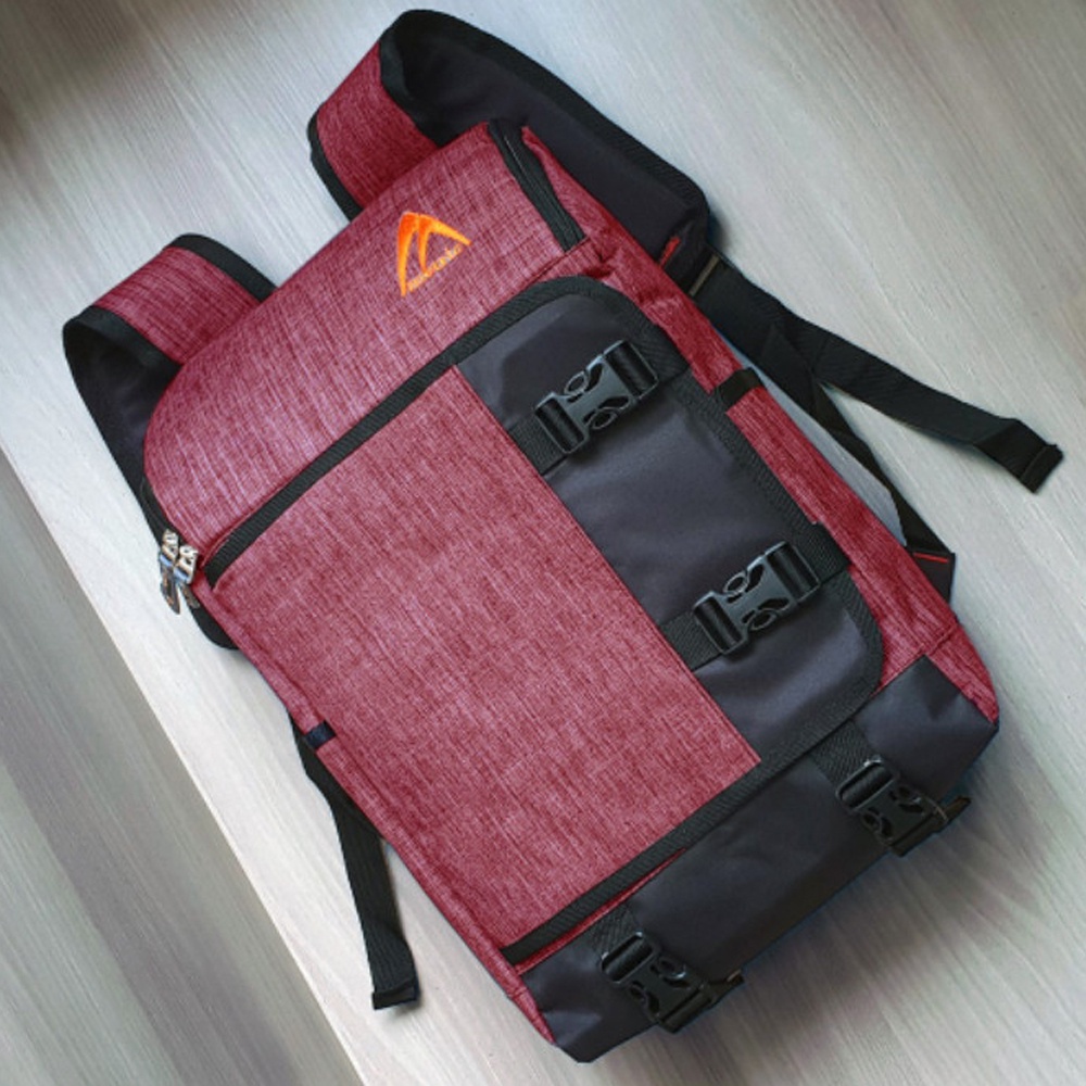 SHOPEE 6.6 SUPER SALE!! Backpack Korea K-5426 Tas Ransel Laptop Pria dan Wanita Tas Punggung Tas Ransel Sekolah SMP SMA Kuliah dan Kerja tas Casual + Bonus Bag Cover