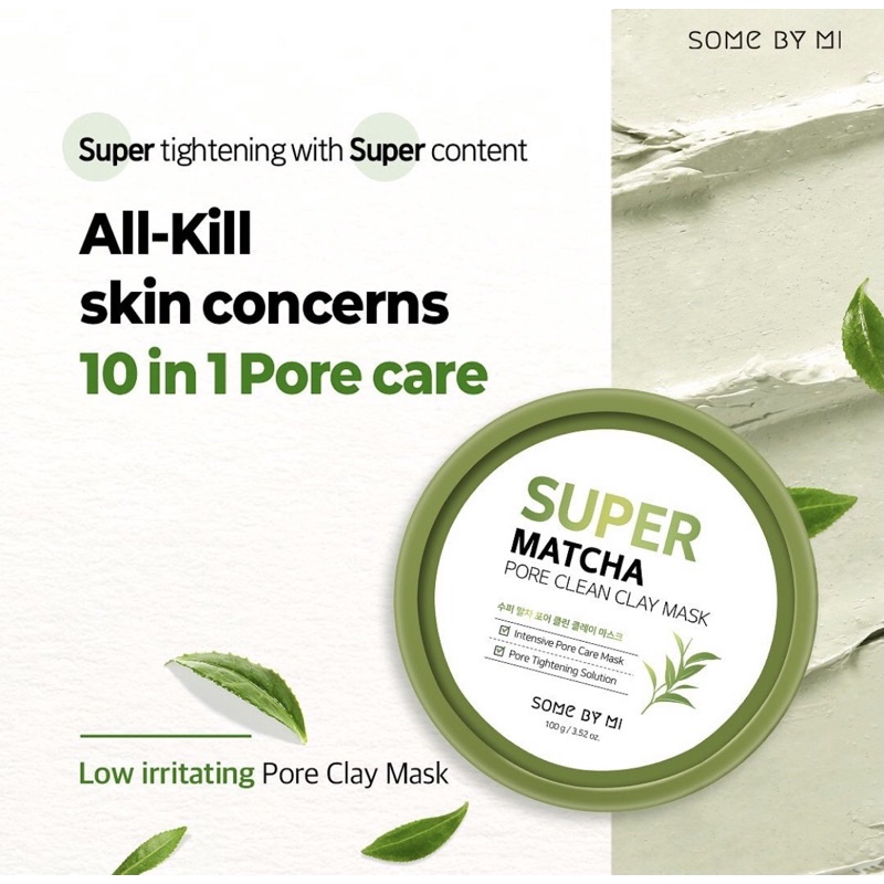 [BPOM] SOME BY MI Some By Mi SUPER MATCHA PORE CLEAN CLAY MASK