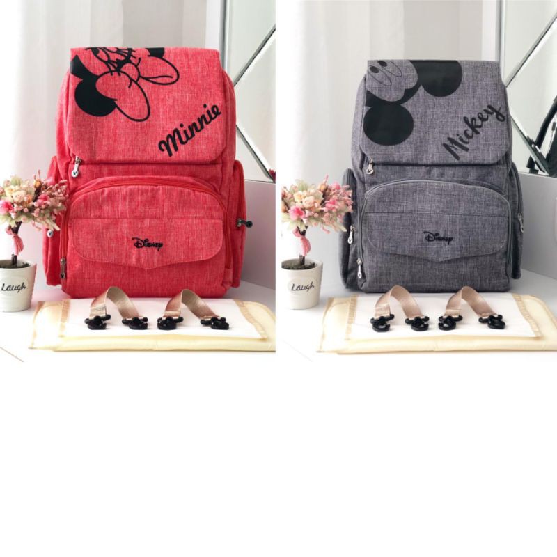 3.3 CRAZY SALE !! Diaperbag / TAS BAYI Disney Original  ( Mickey and Minnie)