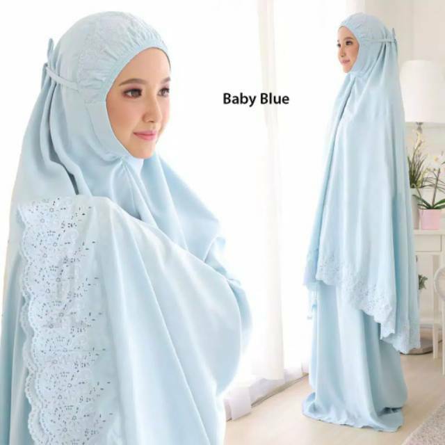 Kazma Store Mukena Khadijah Series Tas Mukena Telekung Dewasa Katun Mikro Super Adem  Lembut Premium