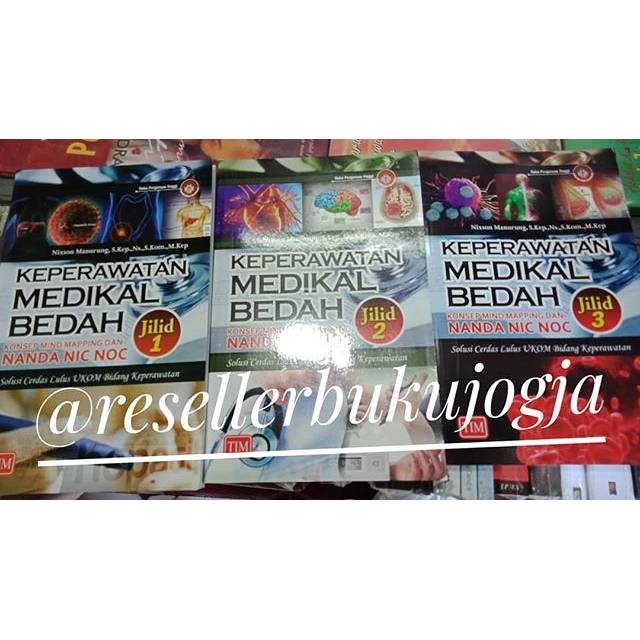 Buku KMB ORI - Buku Keperawatan Medikal Bedah Jilid 1,2,3 Nixson TIM - Konsep Mind Mapping dan NANDA