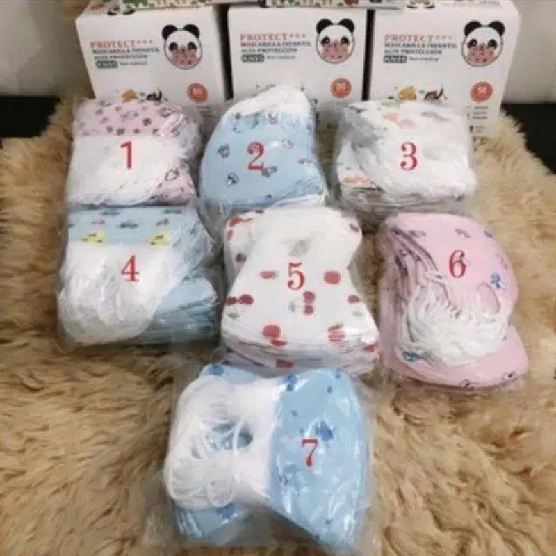 MASKER ANAK ANAK 3 PLY/ KIDS MASK/ MASKER DUCKBILL ANAK/ MASKER MOTIF