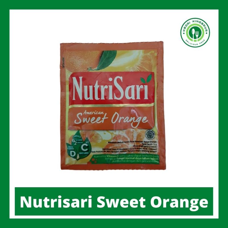 

Nutrisari Sweet Orange 14 gram isi 1 pcs