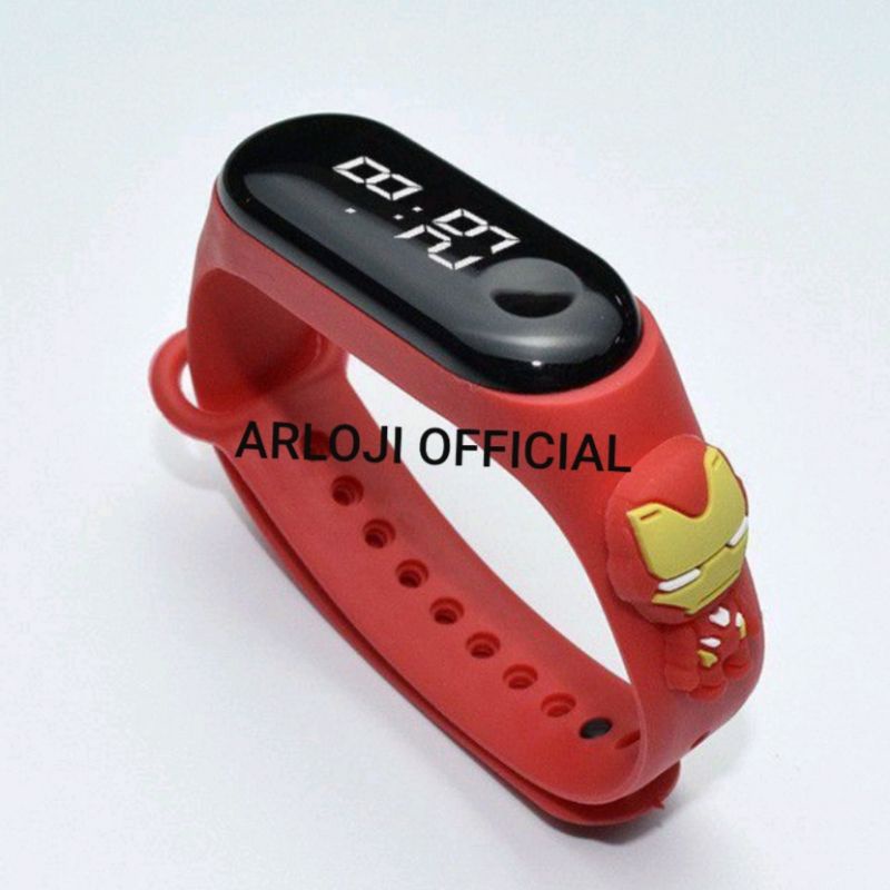 Gelang  Jam tangan LED anak karakter lucu