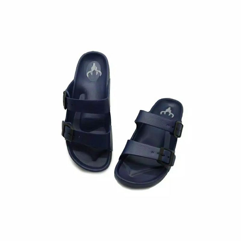 PANAMA TORSO SLIPPERS (NAVY BLUE) , SENDAL PRIA/WANITA