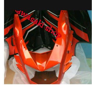 batok lampu depan barong depan ninja rr new orange