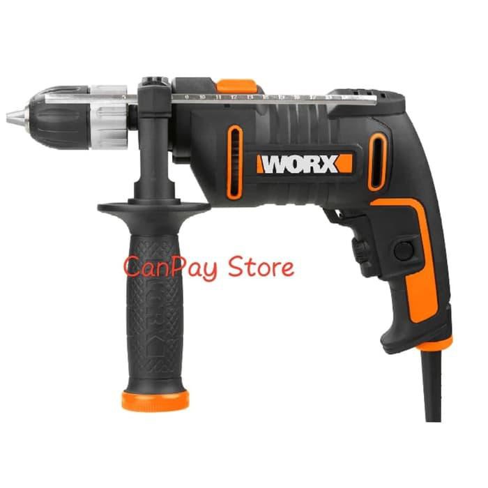 Worx Impact drill set 600watt / Bor Listrik Worx suku cadang