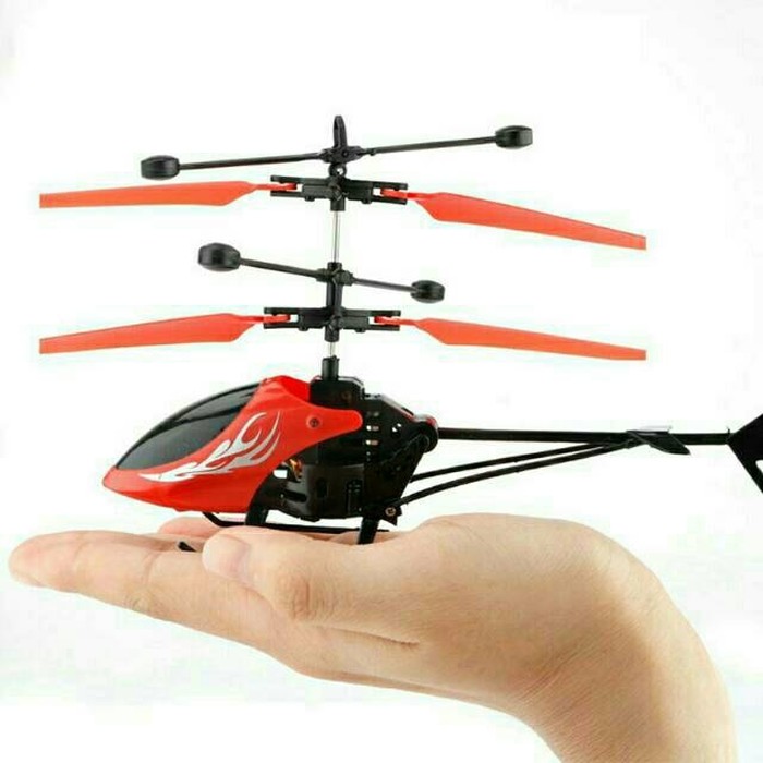 promo DRONE FLYING HELIKOPTER SENSOR /MAINAN TERBANG SENSOR HELIKOPTER/DRONE