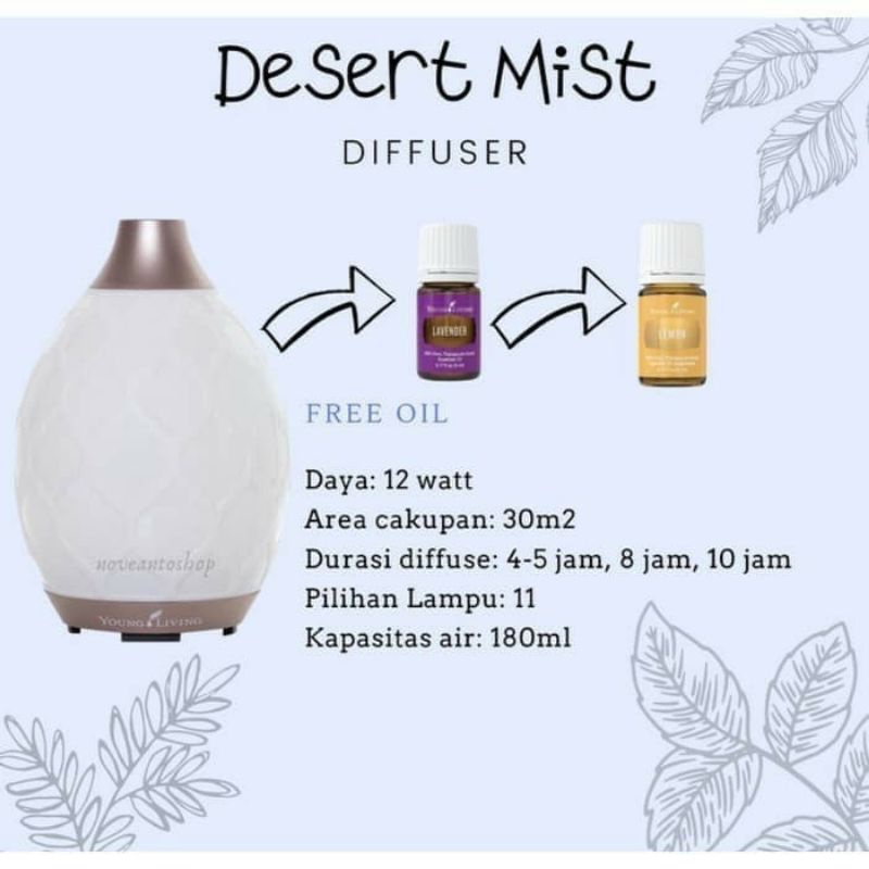 Diffuser dessert mist young living  + Must Have Kit