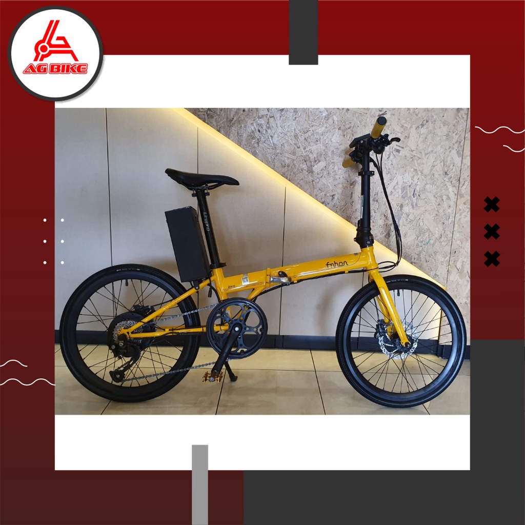 Sepeda  Fnhon Storm Kuning E-Bike