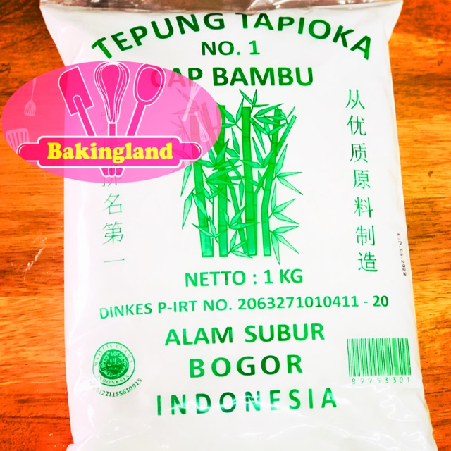 

Tepung sagu tapioka cap bambu Halal