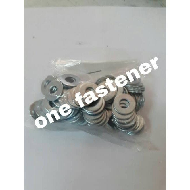 100 PC Ring Plat M3 PUTIH 3mm mili