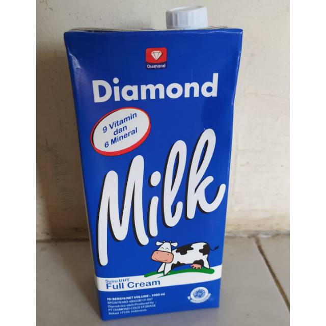 

Susu Full cream Diamond 1000 ML