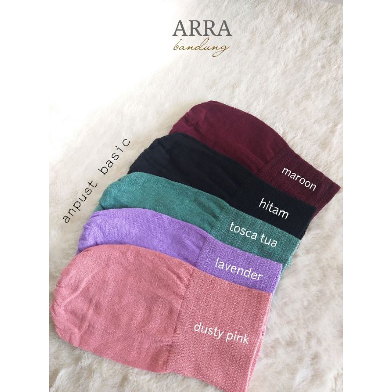 Ciput Rajut Anti Pusing Polos / Inner Hijab / Dalaman Kerudung