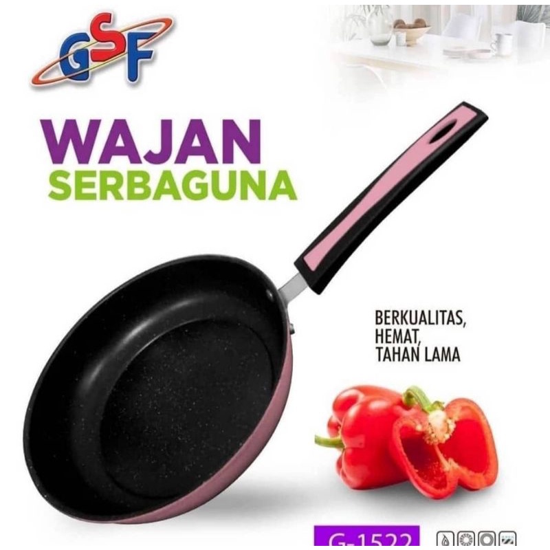 Wajan serbaguna / Teflon anti lengket GSF 20 cm dan 22 cm