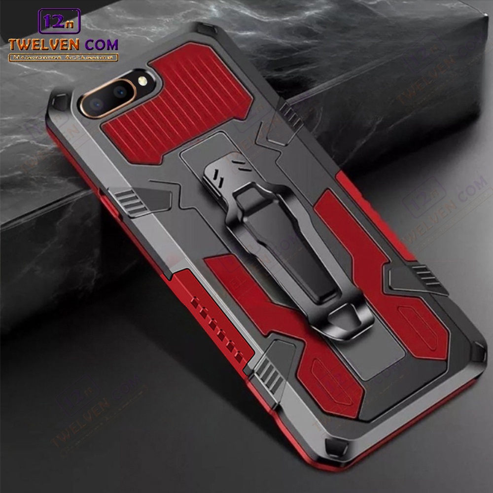 Case Shockproof Realme C2 Armor Hardcase Stand Clip