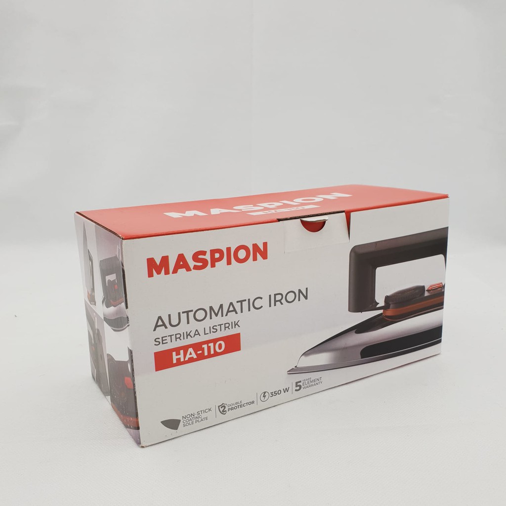 Setrika Listrik MASPION HA-110 / GOSOKAN MASPION/ Setrika Listrik Otomatis Automatic Iron/ Maspion