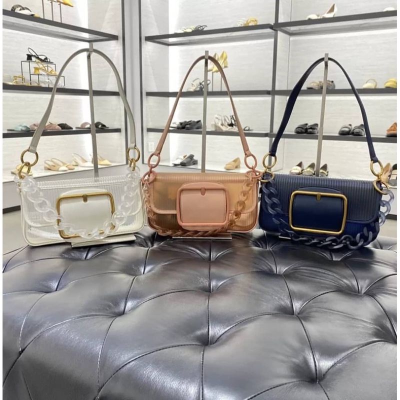 CNK Handbag sale | Acrylic Chain Handle | double handle bag | CK 1450 NEW | PREMIUM QUALITY SALE 10.