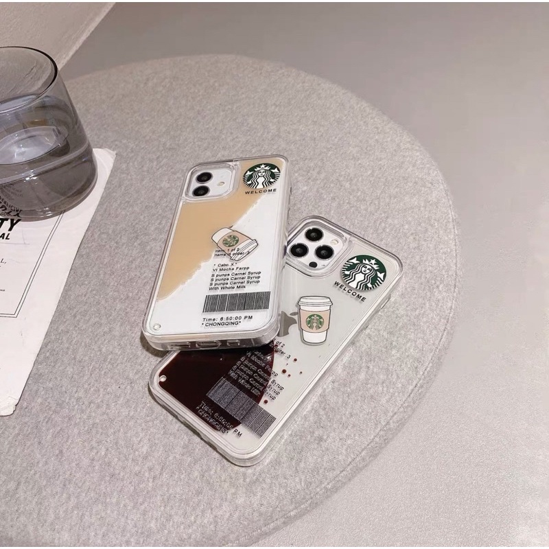 CASING STARBUCKS IPHONE X XR XS MAX 11 12 13 14 PRO MAX 14+ 6 6G 6S 6+ 7 7+ 8 8+ PLUS SE 2 2020 KOPI MOTIF COFFEE HARD CASE TPU TRANSPARAN SHOCKPROOF QUICKSTAND COVER