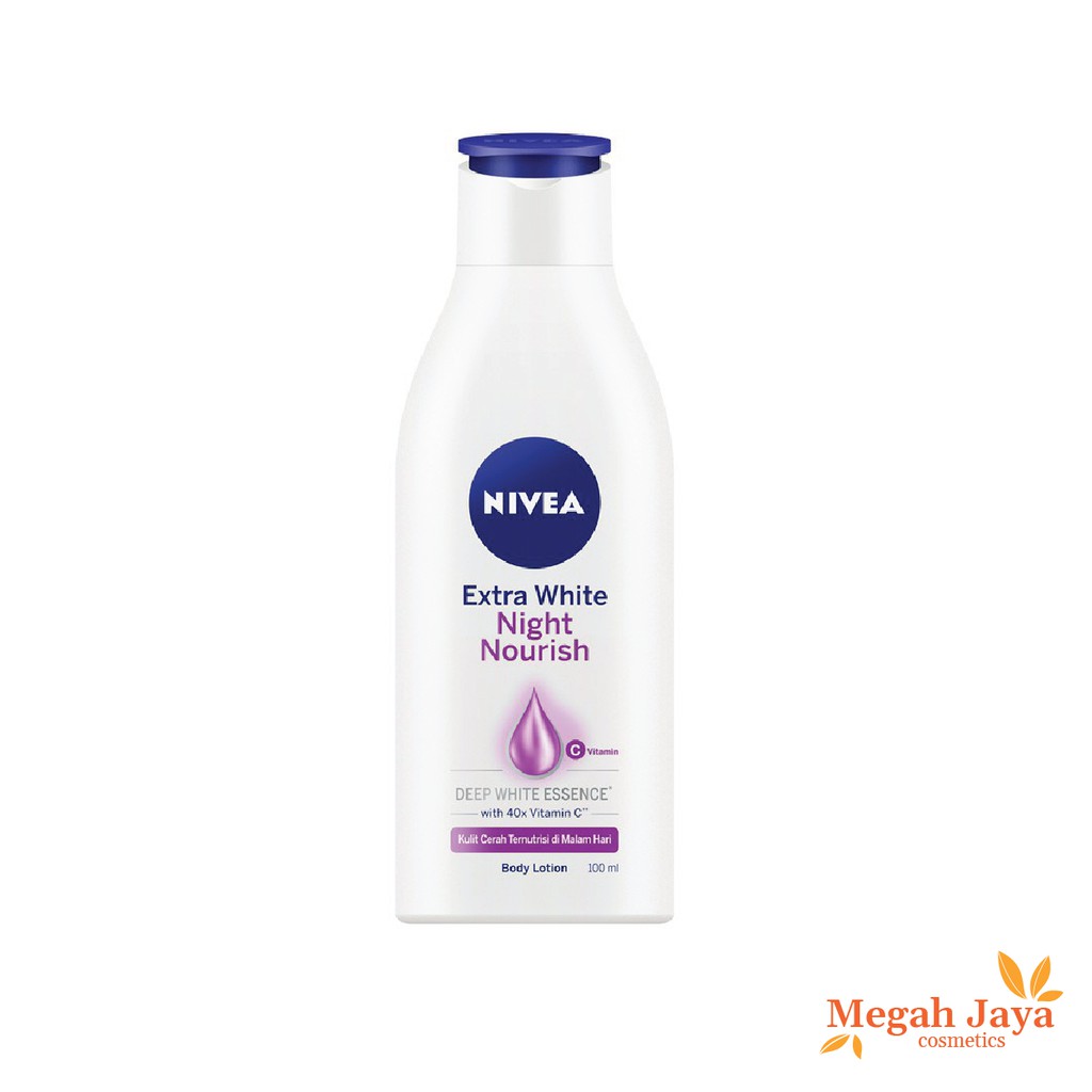 NIVEA EXTRA WHITE NIGHT NOURISH BODY LOTION 200 Ml @MJ