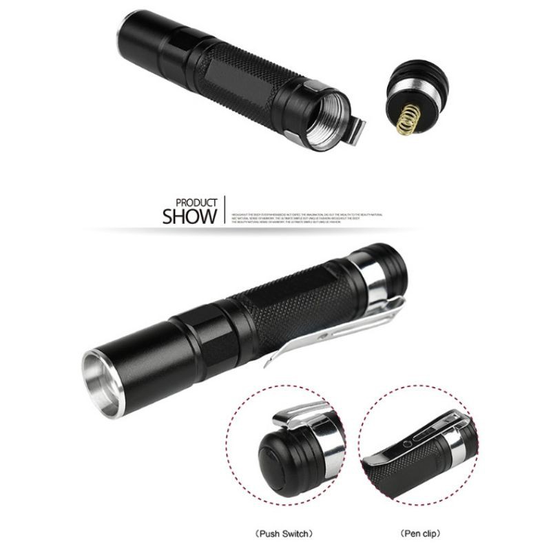 Senter LED Mini Cree XPE Q5 2000 Lumens - Mini 864--TaffLED