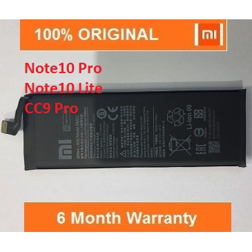 Baterai battery XIAOMI Mi Note 10 Pro Note10 Lite CC9 Pro BM52 Original100%