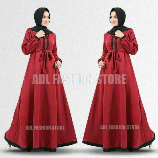 SIENNA GLAMOUR DRESS GAUN WANITA FASHION MUSLIM