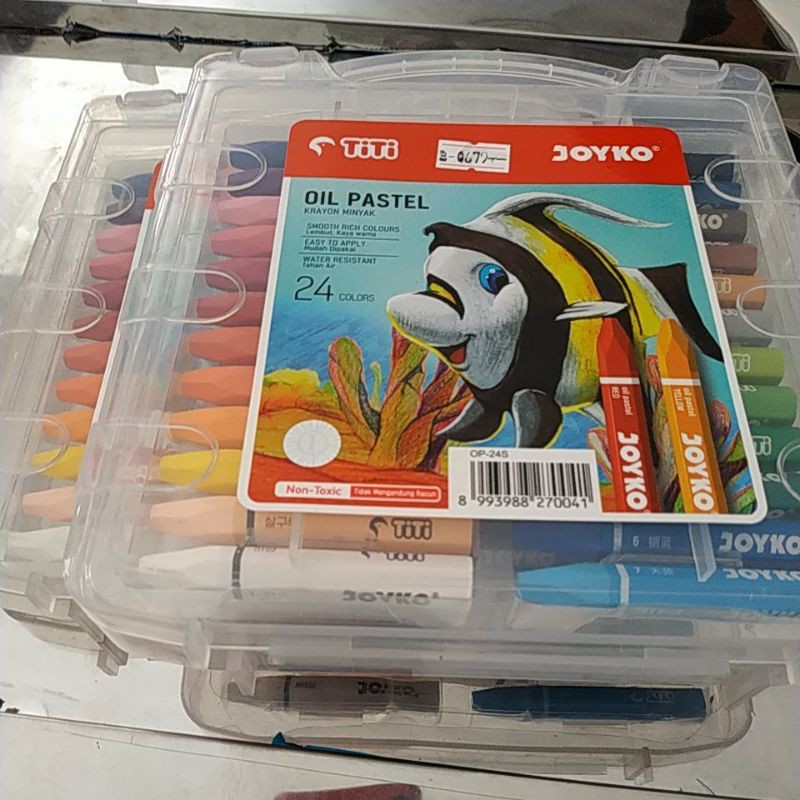 

Crayon Oil Pastel 24 Colors TiTi Joyko ( OP-24S)