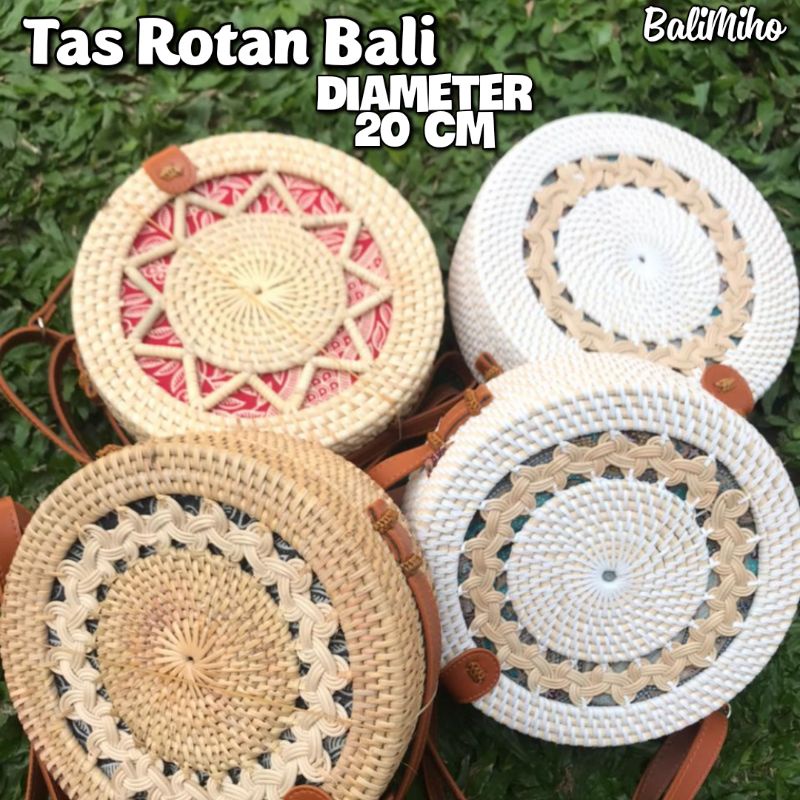 Tas Rotan Bali High Quality/Rattan Bag/Tas Rotan Premium/Tas Atte/Tas Bundar/Tas Bali