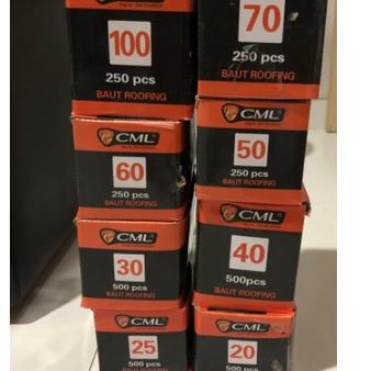 Baut Roofing / Skrup Roofing "CAMEL" 50mm, 5cm (50 pcs)