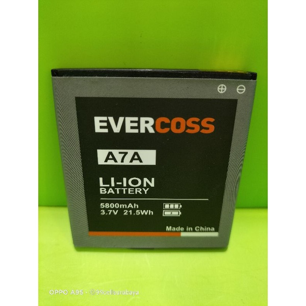 Baterai battery batrai batre Evercoss A7A original