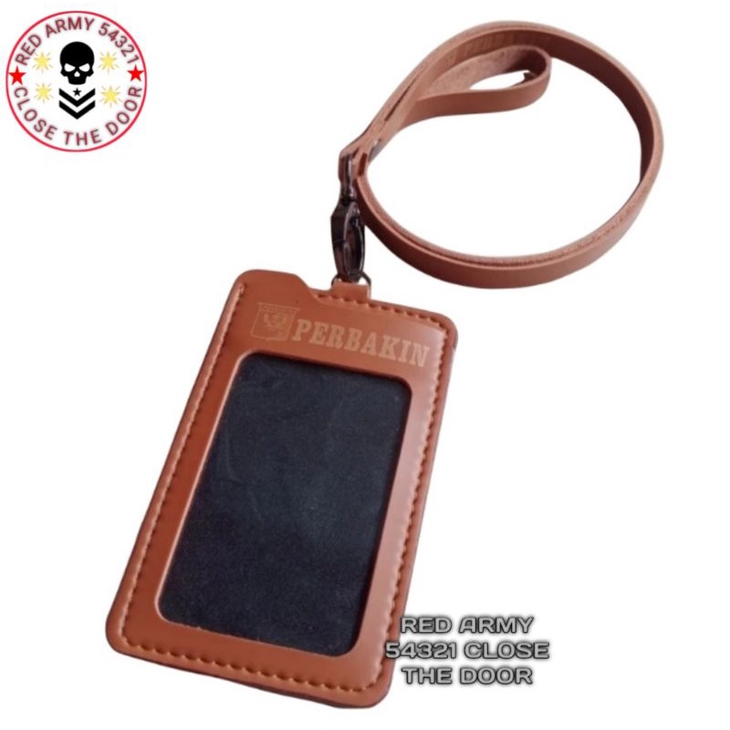 

Holder ID Card - Tali Lanyard Nametag Model Logo PERBAKIN