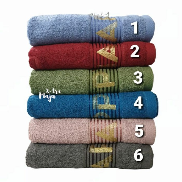 HANDUK MANDI KATUN 70X140cm TEBAL - HAPPY TOWEL