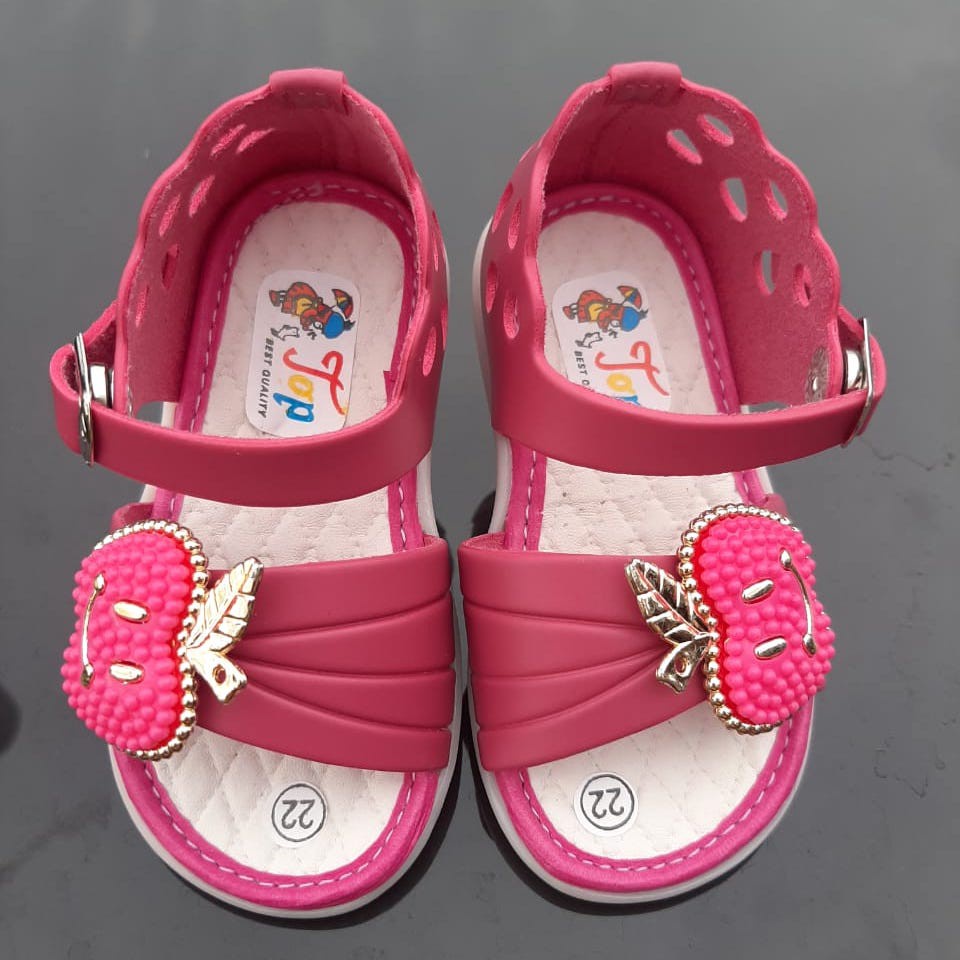 SDP03 Sandal Anak Perempuan Umur 1_3 tahun - Sandal tali anak cewe Motif APEL