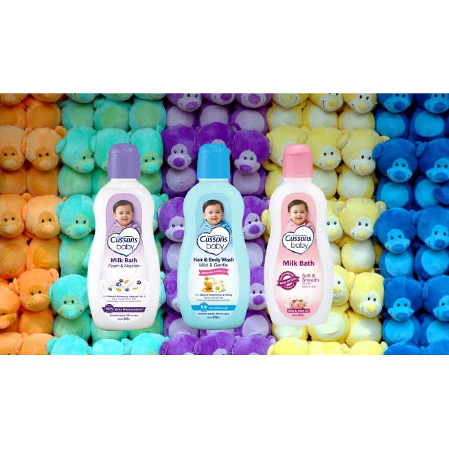 Cussons Baby Hair &amp; Body Wash / Cusson Sabun Cair Isi Hemat / Extra Fill 100ml + 100ml