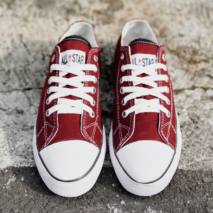 BISA COD !! SEPATU PRIA CASUAL SNEAKERS ALLSTAR LOW CLASIC MERAH SEPATU PRIA / WANITA