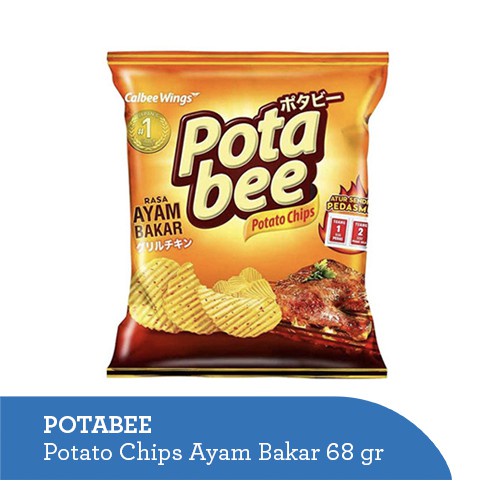 

Potabee Potato Chips Ayam Bakar 68 gr