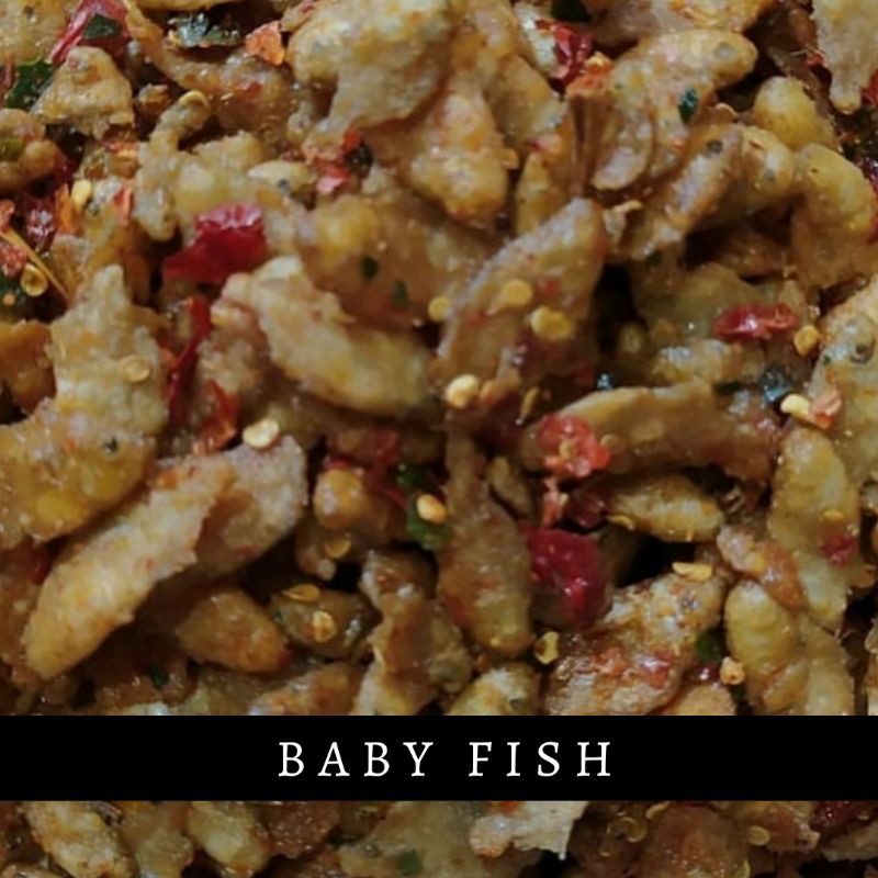 

(100 Gram) BABY FISH REMPAH Pedas & Original