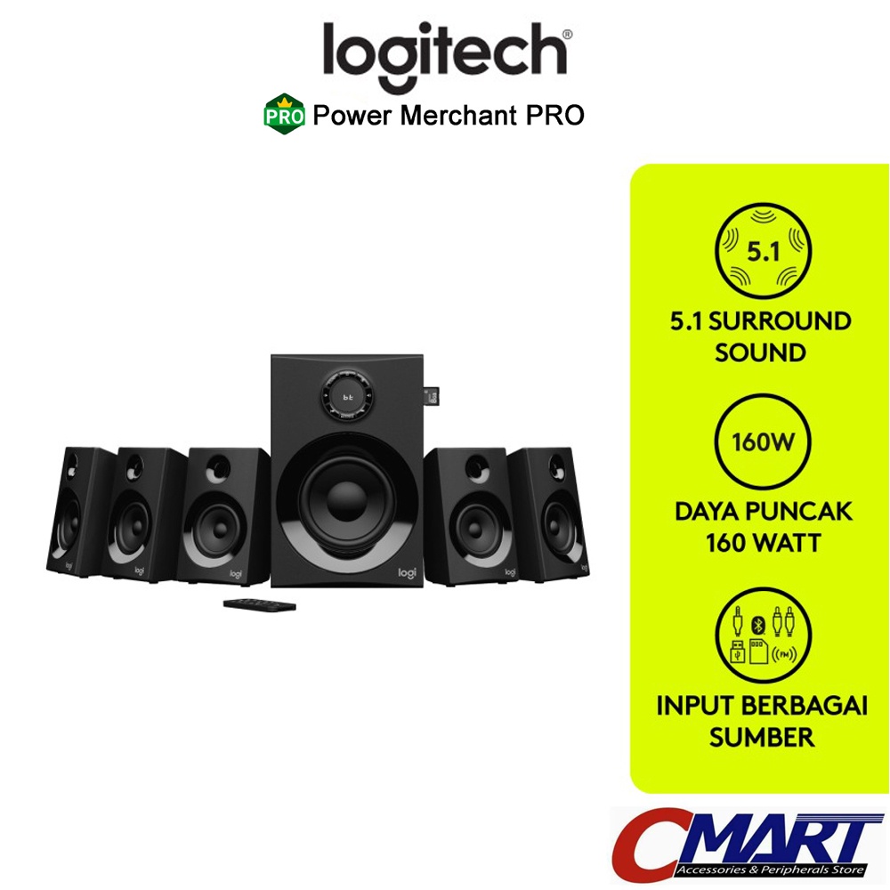 Logitech Z607 Bluetooth 5.1 Surround Sound Multimedia Speakers System
