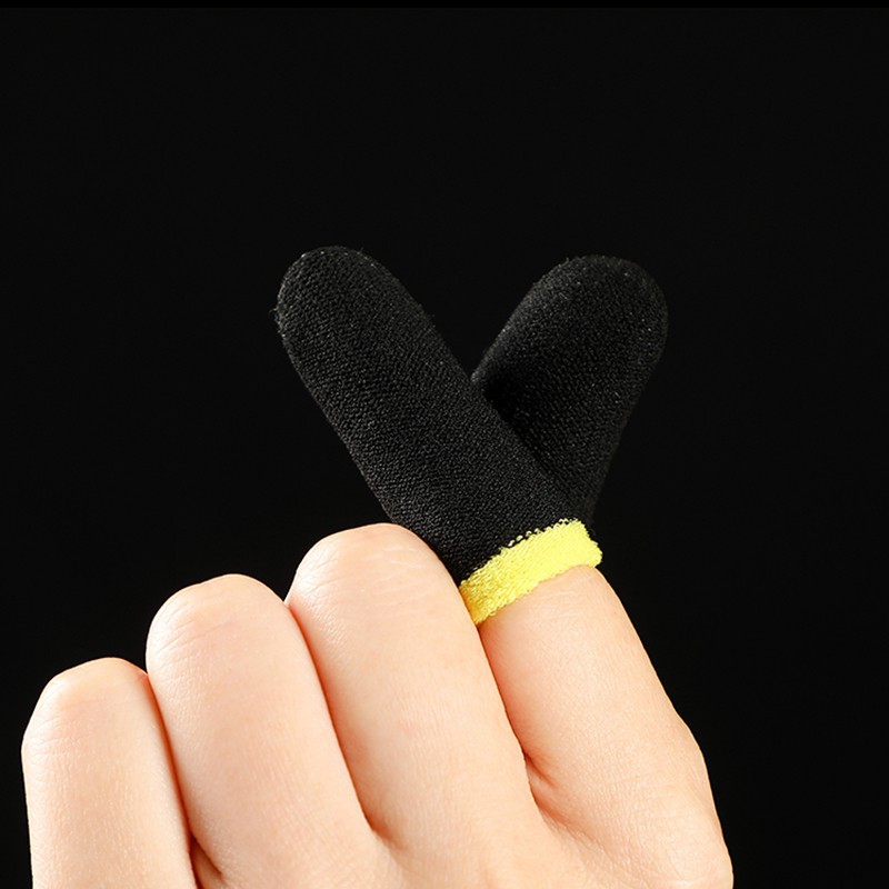 Sarung Tangan Jempol Finger Cots Anti Basah 2Pcs 1 Pasang For gaming Game AOV ML PUBG FF mobile