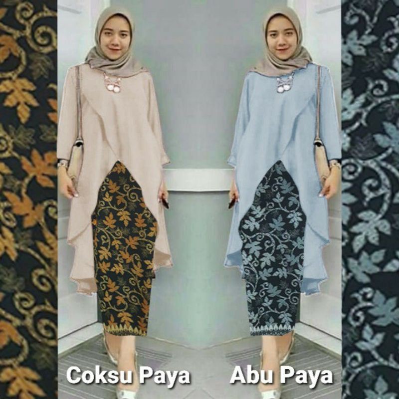 Stelan Set Kebaya HANNY Baloteli Batik baju pesta wanita rok batik setelan baju perempuan