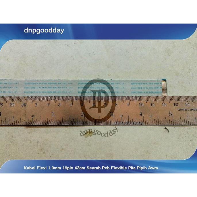

Kabel Flexi 1,0Mm 19Pin 42Cm Searah Pcb Flexible Pita Pipih Awm Dnpgood11 Dijamin