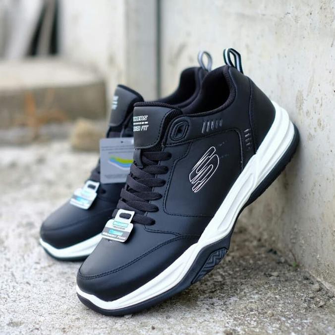 Trending Slip On Pria Formal⚫ Sepatu Skechers Relaxed Fit Stok Terbatas