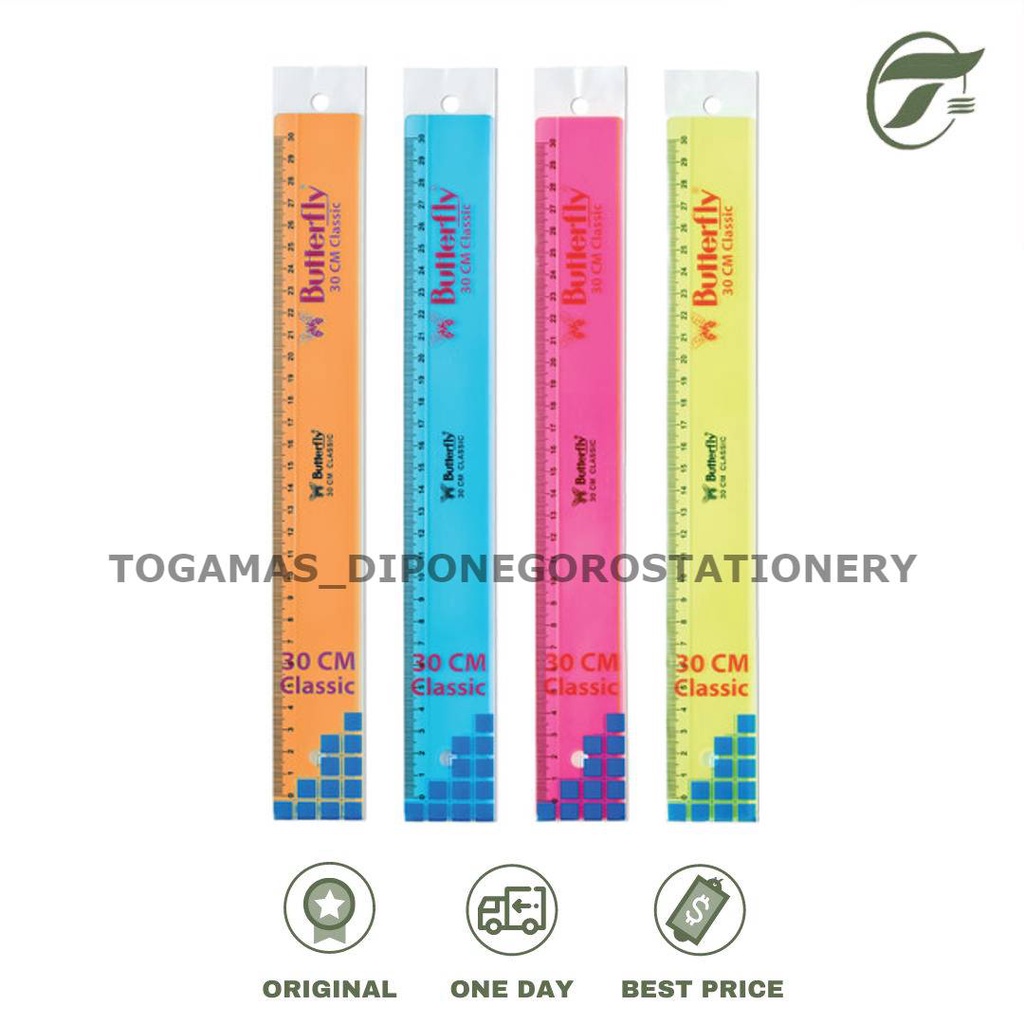 

PENGGARIS BUTTERFLY 30 CM CLASSIC WARNA