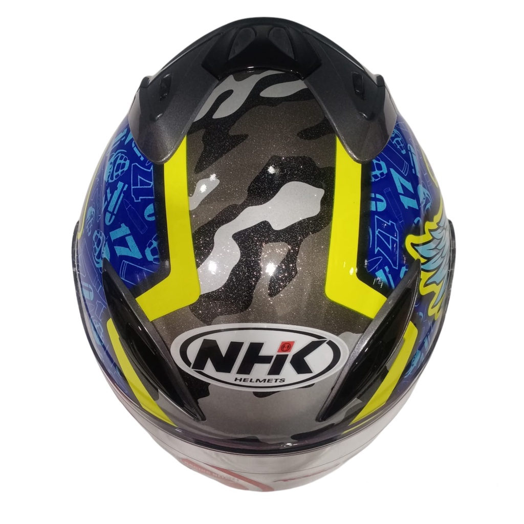 HELM NHK R6 HALF FACE KAREL #2 BLACK