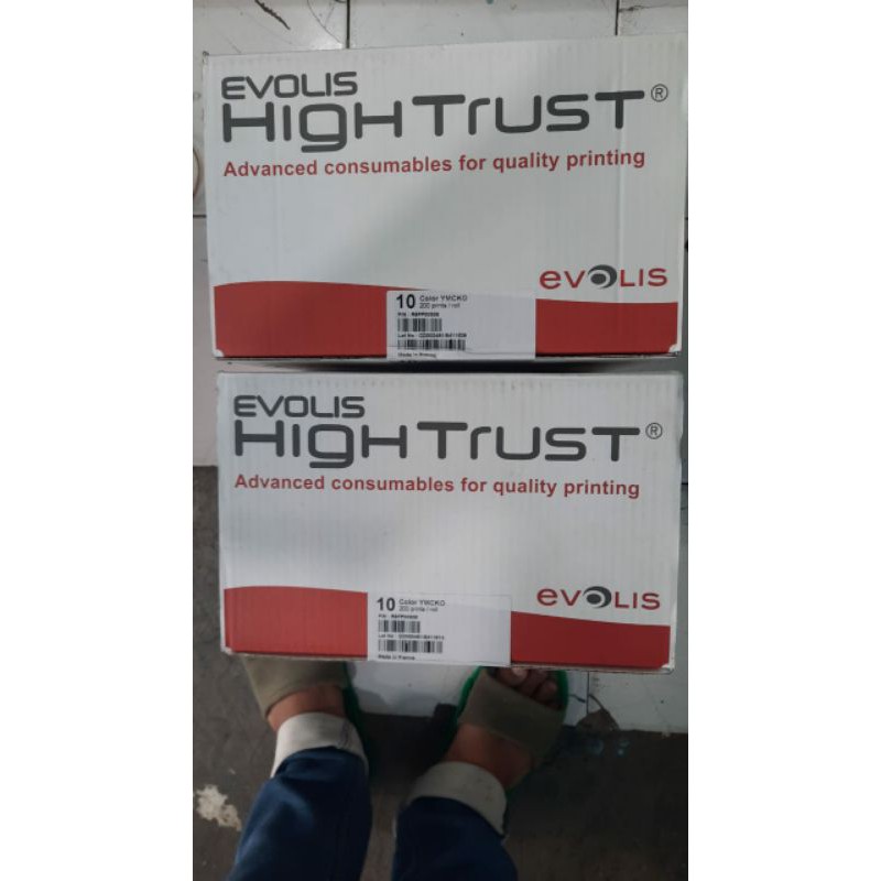 Ribbon Evolis Primacy Color 308 - YMCKO - 200 Image PN: R5FP00308
