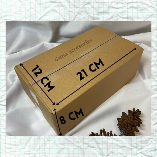 

Kardus Box Mini ukuran 21x12x8 cm Dus packing baju makanan aksesoris BARU