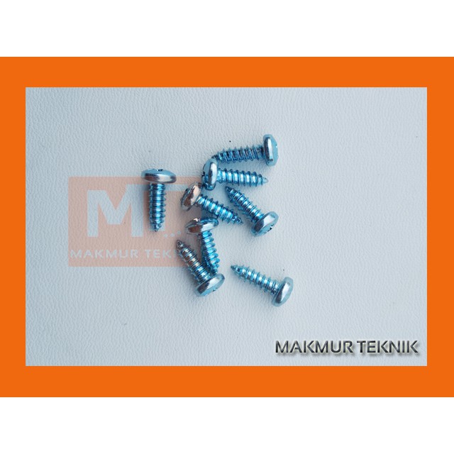 Sekrup tapping ph 4-3/8 isi 8pcs