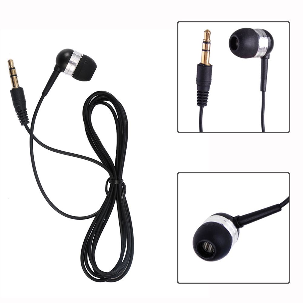 Rebuy Headset Earphone Earbuds In-Ear Mono Universal Kabel Jack 3.5mm